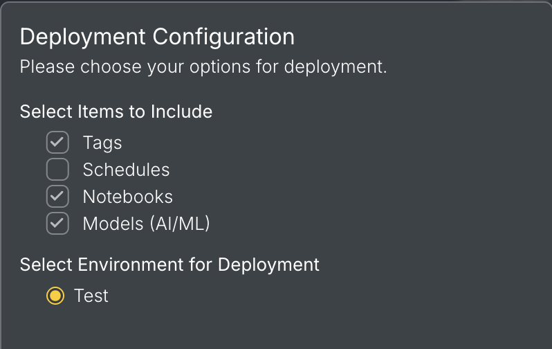 Deployment Configuration